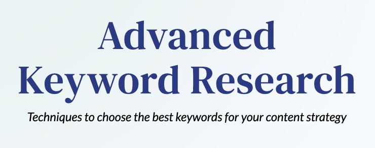 SEO ebook - Advanced Keyword Research (by WriterZen)