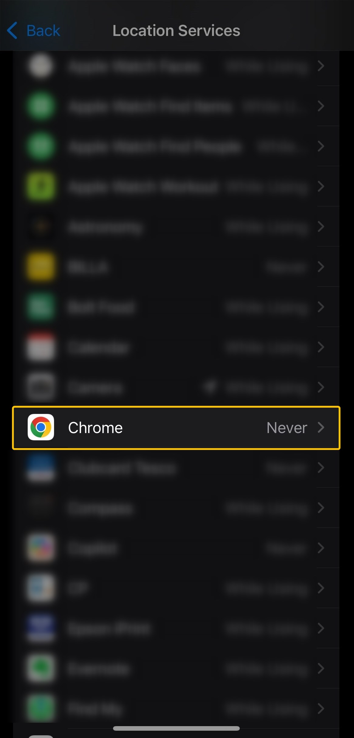 Step 3 - Find and tap your preferred web browser